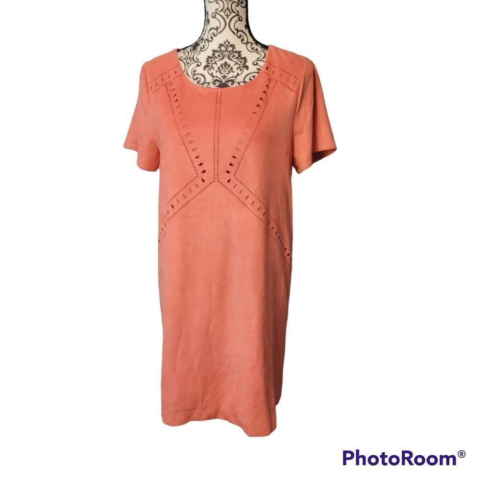 Design Lab faux suede dress